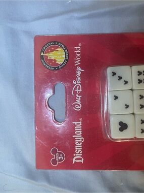 Disney Red and White Mickey Dice Collectible